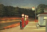 Edward Hopper Gas painting